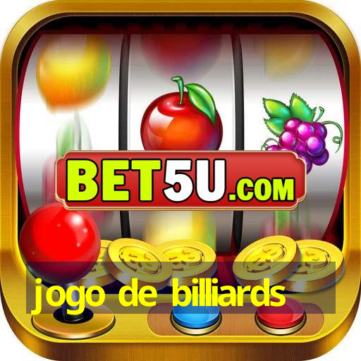 jogo de billiards